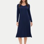 Long Sleeve Long Bamboo Sleepshirt