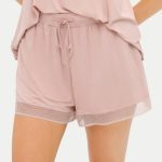 Bamboo Lace Cami Shorts