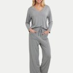 Long Sleeve Bamboo Slouchy PJs Set